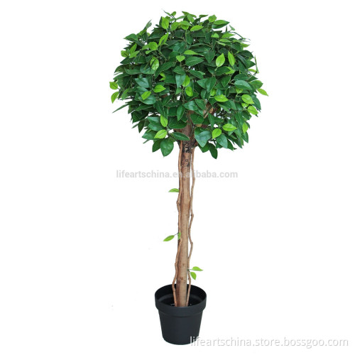 2016 new style artificial ficus tree 120cm ficus ball tree ficus topiary